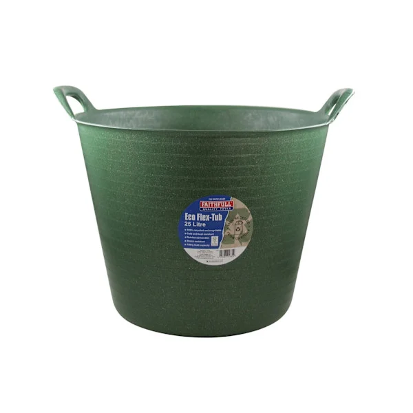 Faithfull Eco Flex Hink 25 liter - Återvunnen Grön Flerfärgad