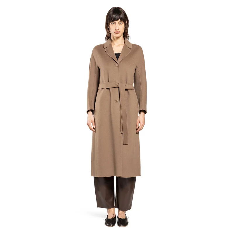 Flared Wool Coat