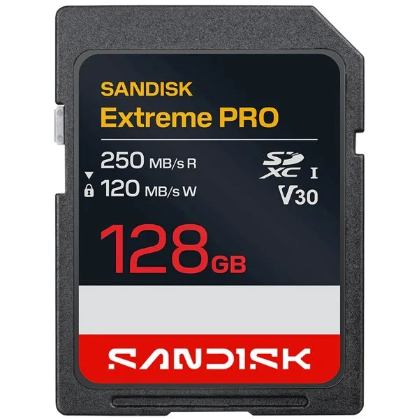 Sandisk Extreme Pro SDXC 128 GB V30 UHS-I / SDXC minnekort / SD-kort / flash-minnekort