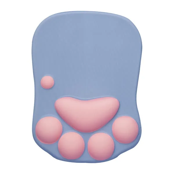 Musematte med kattepote, ergonomisk musematte, musematte med håndleddsstøtte