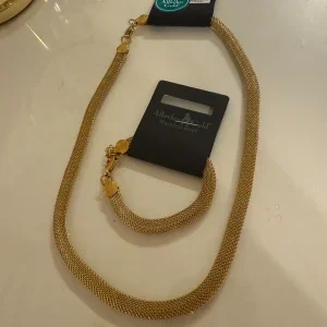 Guldig halsband & armband Albrekts Guld