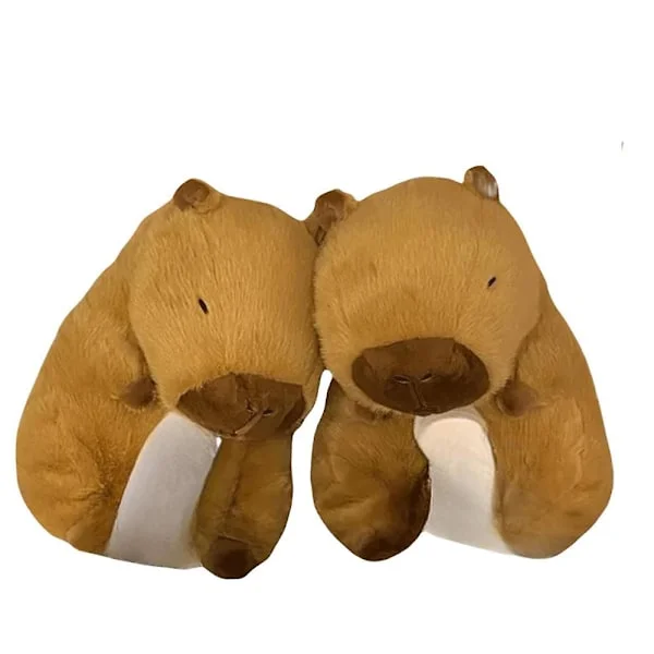 Capybara-tøfler - Myke Tøfler Søte Capybara-Hussko For Innendørs Utendørs