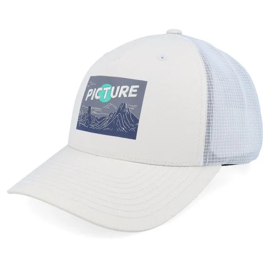 Picture - White trucker Caps - Kuldo Vapor Grey Trucker @ Hatstore
