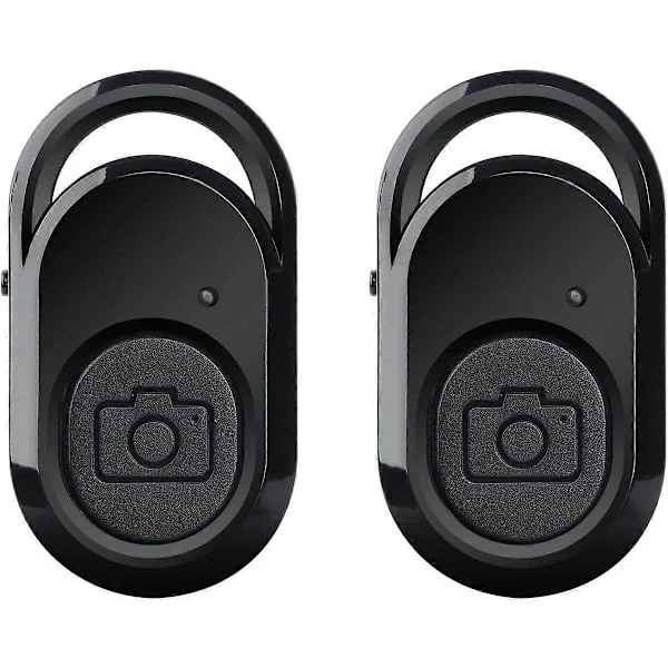 Bluetooth Selfie Fjernkontroll - Selfie Utløser - Bluetooth Fjernutløser - For Smarttelefoner og Nettbrett - Kompatibel med IOS og Android - 2 Pakning