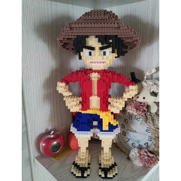 Lego-palapeli Luffy One Piece 6100 kpl 45 cm