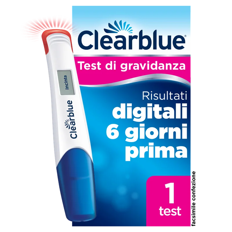 Clearblue Test Gravidanza Digitale Precoce Affidabile 1 Pezzo