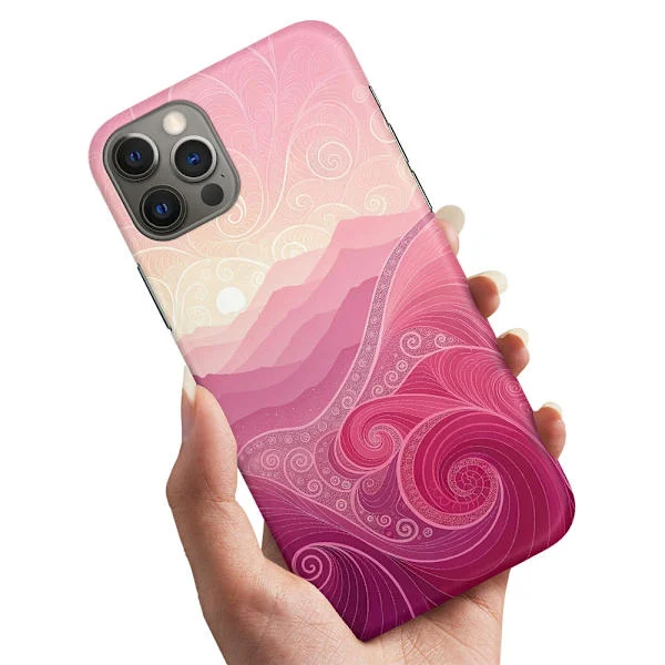 Skal / Mobilskal till iPhone 12 Mini - Pink Hills