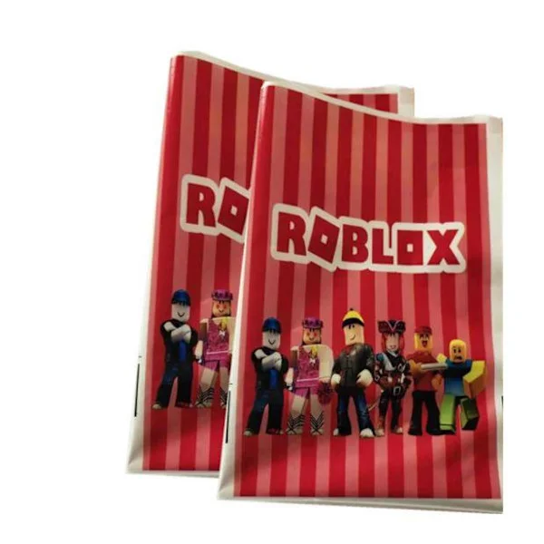 Roblox Kids Party Birthday Decorations Tableware (10 pcs Candy Bags){wh}