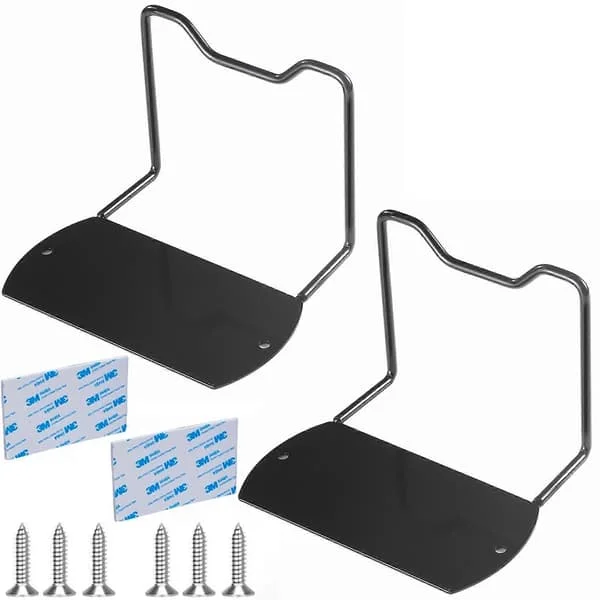 Madrasfastholder Bar 4in Sæt med Sikkert L-formet Anti-Slip Greb til de Fleste Sengerammer Sort