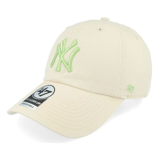 47 Brand - MLB Beige unconstructed Kasket - New York Yankees Clean Up Natural Dad Cap @ Hatstore