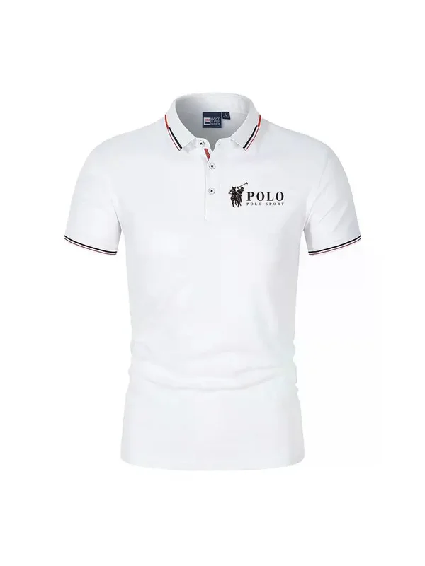 AliExpress - Polo d'été haut de gamme pour homme, séchage rapide, respirant, décontracté, mode business, sport, manches courtes, vêtements pour homme