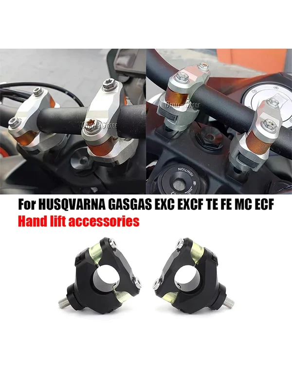 AliExpress - Für HUSQVARNA GASGAS EXC EXCF TE FE MC ECF Motorrad Zubehör PHDS Lenker Halterung Clamp Lenker Riser Adapter 28mm