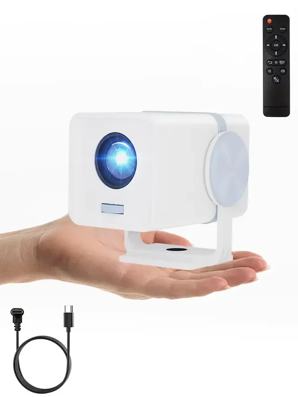 AliExpress - DESS Projektor Android 13 Dual-Band Wifi6 Smart Tragbarer Projektor Powerbank-Betrieben Büro Heim Android Kino Smart Projektor