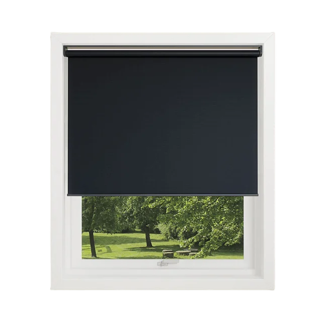 Debel Rullgardin Touch mörkläggande Gardiner Svart 60x175