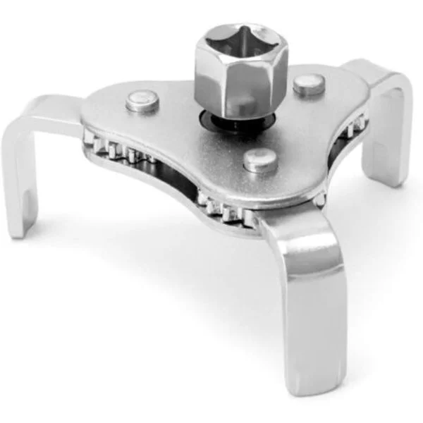 Oil Filter Wrench, Universal Adjustable 3-Jaw Oil Filter Wrench for Diameters 60 mm - 115 mm, for Removal from Cars, Trucks and Motorcycles