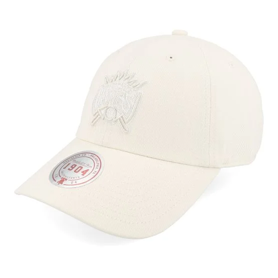 Mitchell & Ness - NBA Beige unconstructed Cap - Sacramento Kings Fashion Cream Dad Cap / Unconstructed @ Hatstore