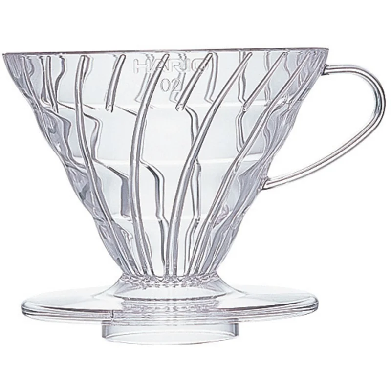 Hario 2 Cup Dripper V60 klar plast | Kaffe > Kaffetratt | Bagaren och Kocken