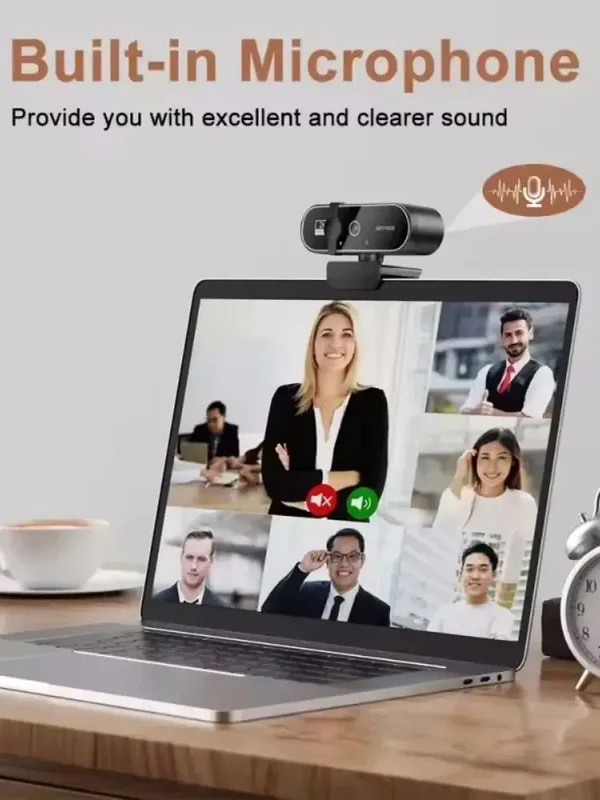 AliExpress - 4K Webcam 1080P Mini-Kamera 2K Full HD Webcam mit Mikrofon 30fps USB-Webcam für Autofokus PC Laptop Videoaufnahmekamera