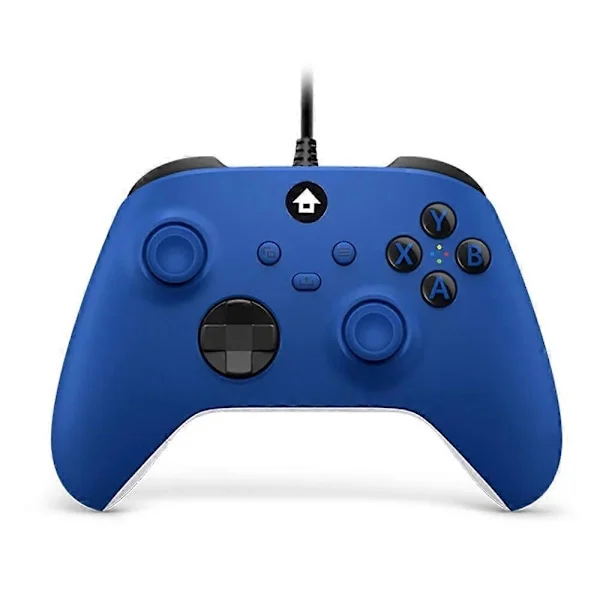 (Blå) Trådbunden handkontroll för Xbox One Microsoft Xbox Series X S Joystick Gamepad Spelkonsol Joypad PC Handtag Grepp Dubbel Vibration