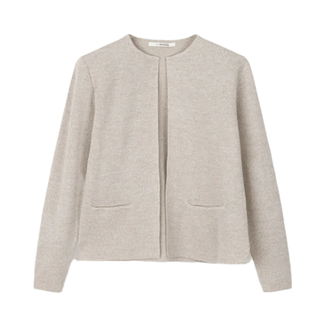 Sibin Linnebjerg Cardigan Sense Tröjor Dam Beige L