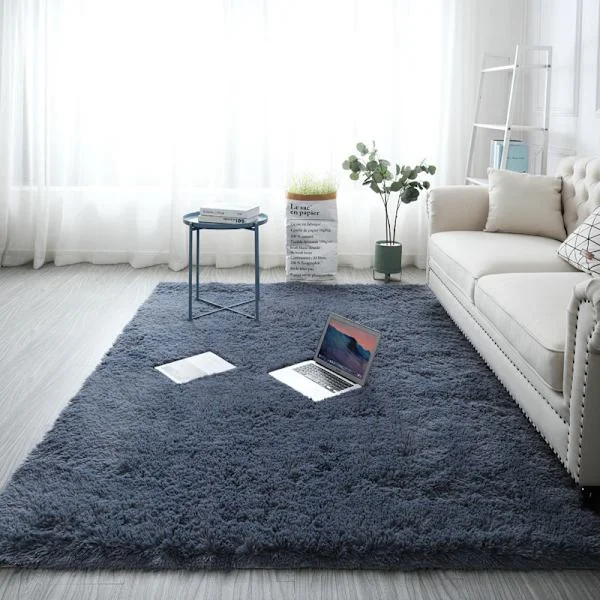 Shaggy Teppe, Enkelt Moderne Fluffy Stue Soverom Ultra Myk Mikrofiber - Flere fargevalg - 160×200cm
