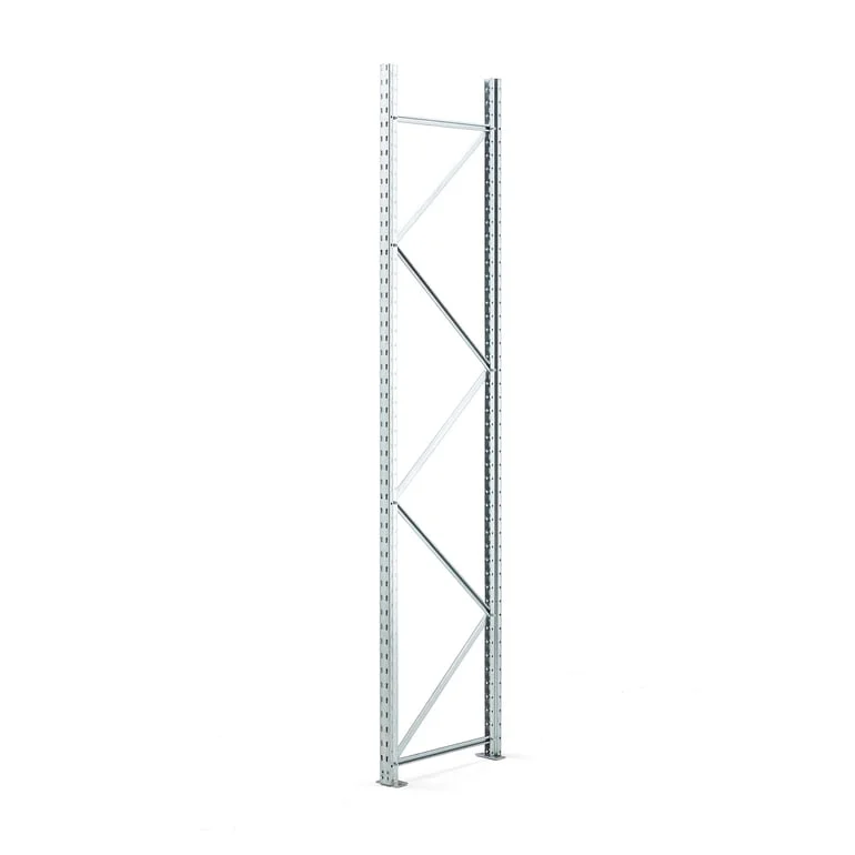 Extra end frame for widespan shelving TOUGH, 2500x600 mm