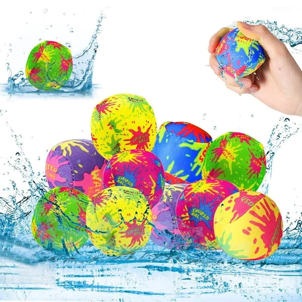 Eco-Friendly Reusable Water Balloons, Soft Water Balls for Summer Play, Perfect for Beach, Pool, and Active Play for Kids and Pets