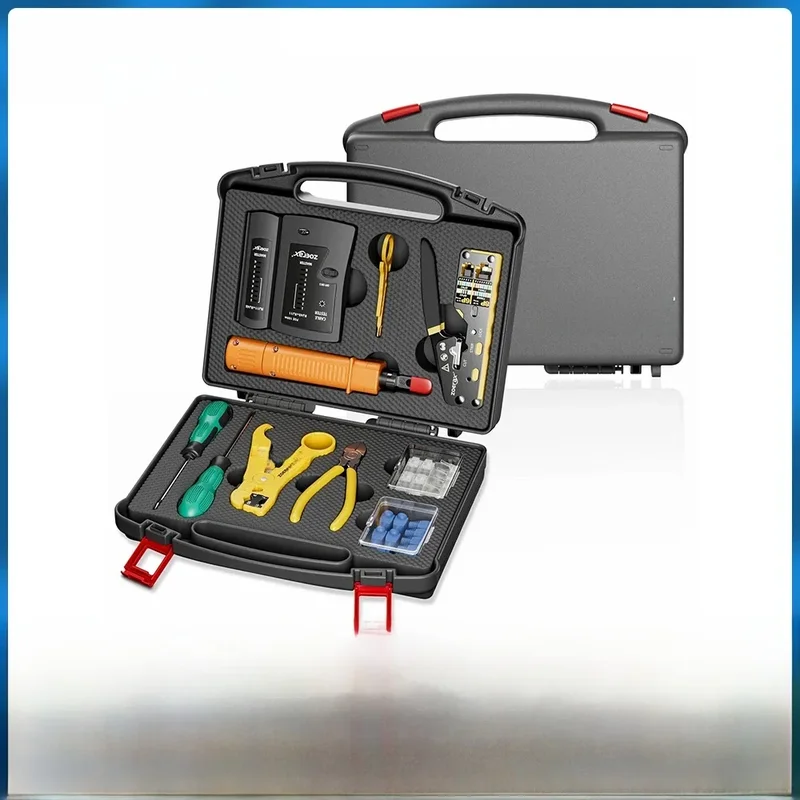 AliExpress - ZoeRax RJ45 CAT6 Crimp Tool Kit Netzwerk Tool Kit Pass Through Crimper RJ45 Crimpzange Kabeltester Punch Down Tool Stripper