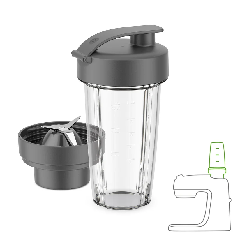 Kenwood KAG50.000GY Xtract SportGo personal blender 400 ml, grå | Köksmaskiner > Mixer & Blender | Bagaren och Kocken