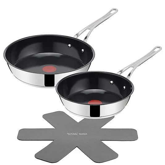 JAMIE OLIVER TEFAL Stekepannesett 24+28cm og 1 pannebeskytter Classic Cook