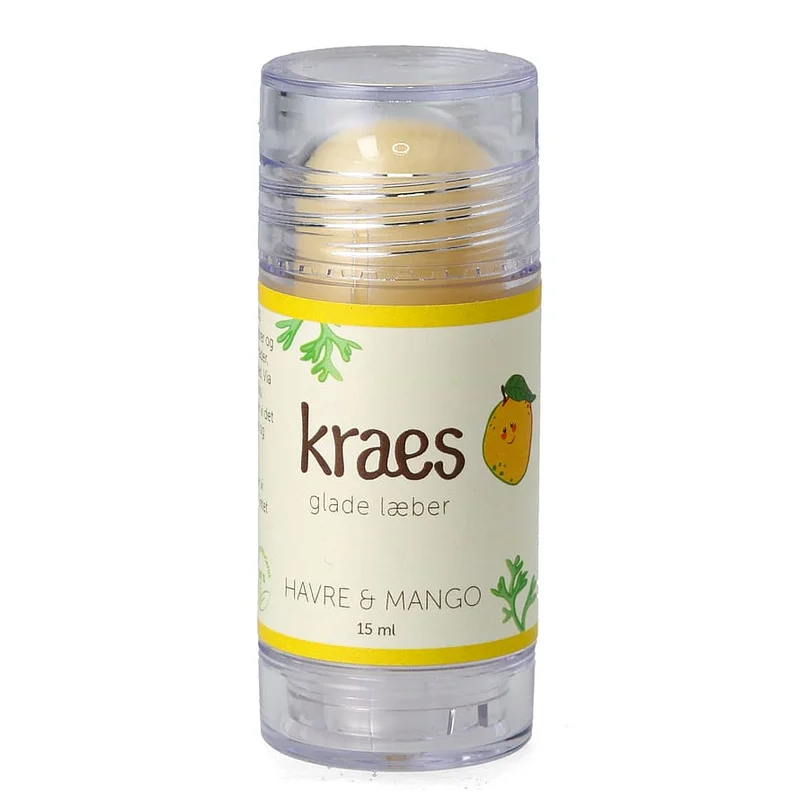 Kraes Glade læber - Havre/Mango 15 ml, Børn & Forældre, Skincare Til Børn, Øvrigt