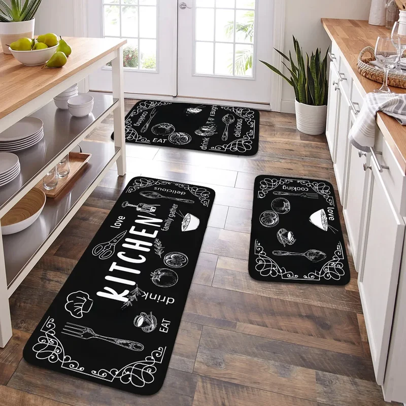 AliExpress - Tapis de cuisine VIKAMA lavable, antidérapant, tapis de sol absorbant, tapis de sol de salle de bain, tapis de cuisine absorbant, tapis 