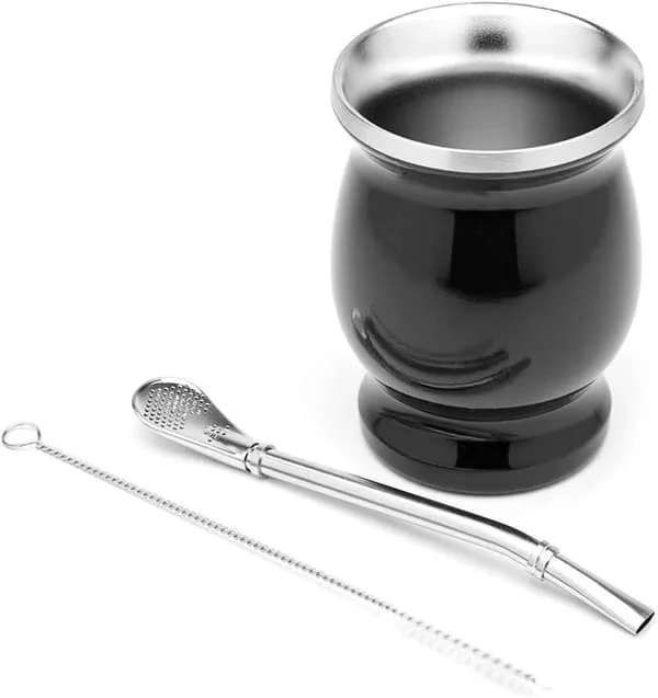Yerba mate te græskar kop sort