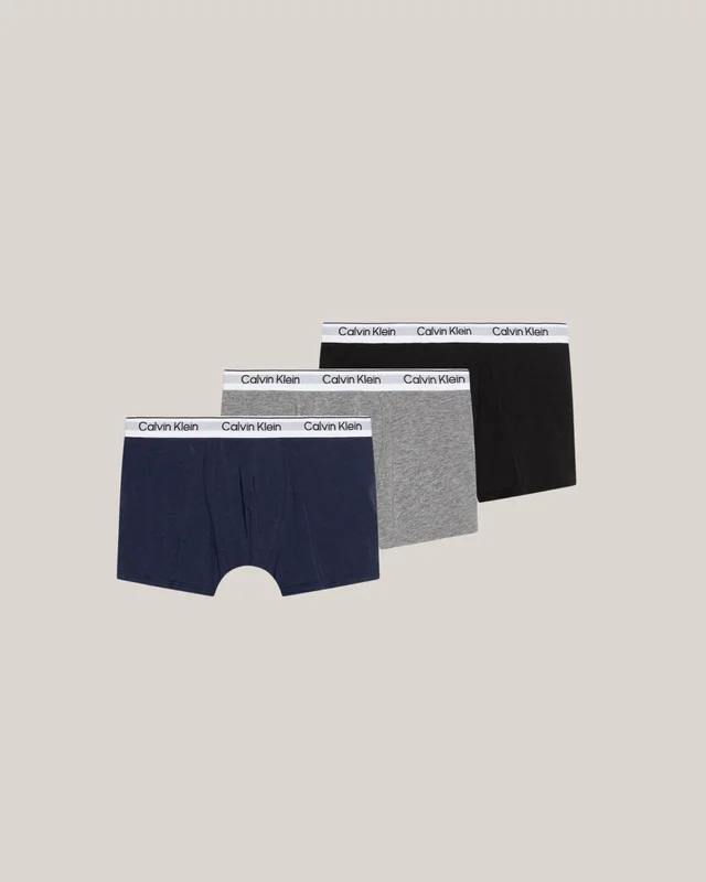 Calvin Klein 3PK TRUNK Svart Underkläder Kille - Kids Brand Store