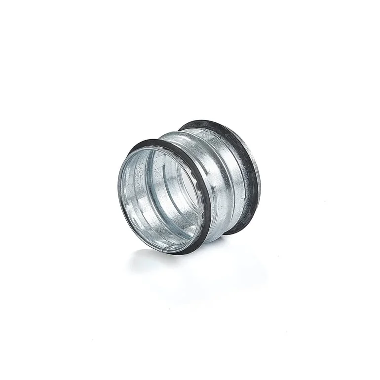 Nippel, till ventilationsrör, Ø 100 mm, galvaniserat
