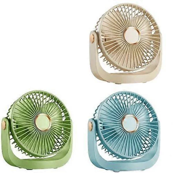 Sommer Mini Skrivebord Liten Vifte Kontor Student Skrivebord Utendørs Bærbar Stille Liten Vifte