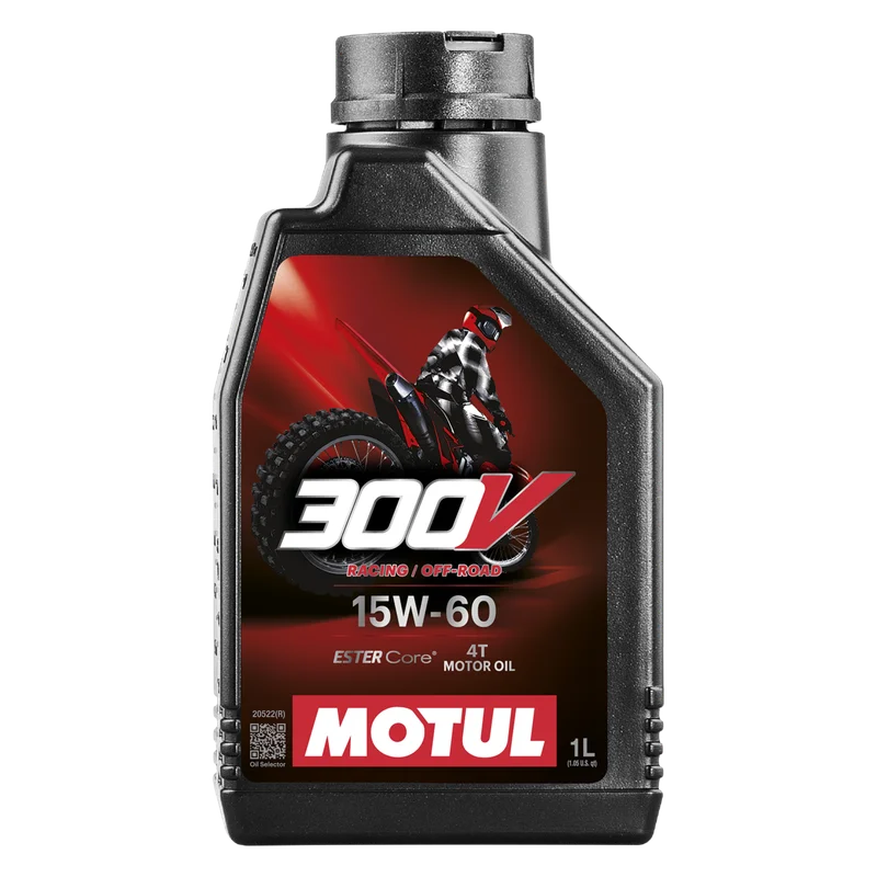 Huile Motul 300V Tout-Terrain 4T Entièrement Synthétique 1L
