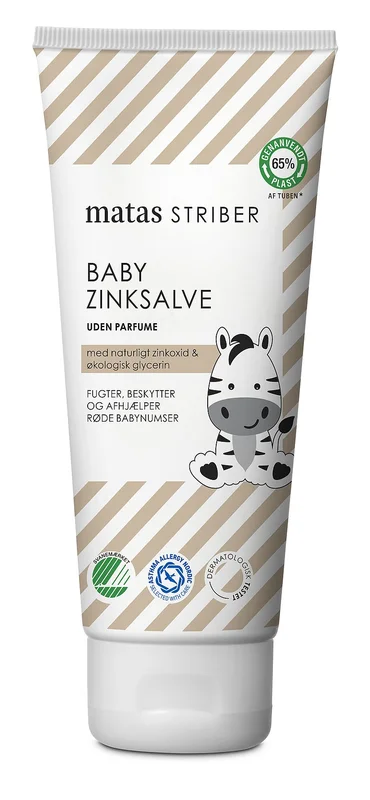 Matas Striber Baby Zinksalve Uden Parfume 100 ml, Hudpleje, Skincare Til Børn, Babysalve