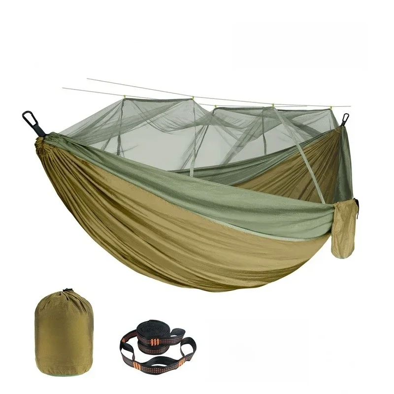 AliExpress - Hamac à Double moustiquaire 300 × 200CM, grande taille, extérieur, Anti-moustique, parapluie, tissu en Nylon, Anti-renversement, Camping