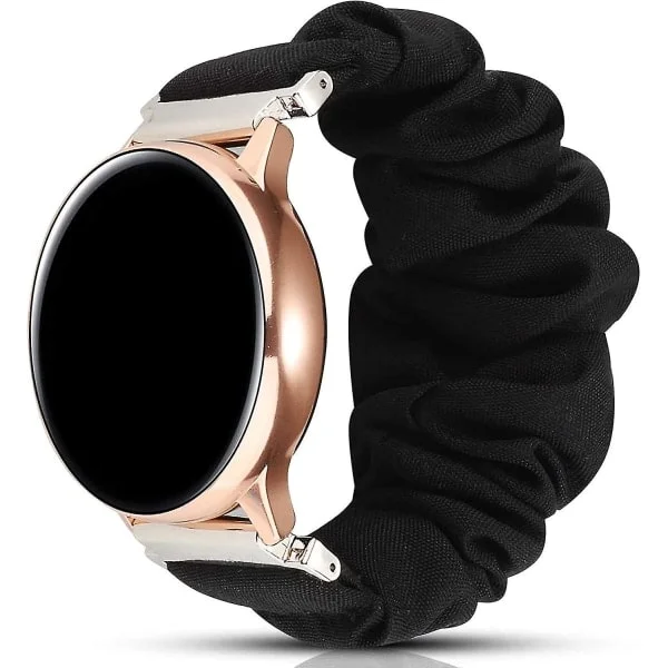 Passer Samsung Galaxy Watch Active 2 40mm/44mm Armbånd Dame Herre, Feminin Elastisk Stretch Stof Erstatningsarmbånd Armbånd