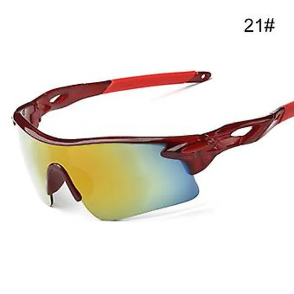 Cykelglasögon för Män, Sportglasögon för Utomhus, PC-Ram, Anti-Dimma, Sportglasögon för Baseball, Fiske, Skidåkning, Löpning, Nya (21)