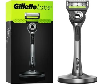Gillette-Labs Razor Silver 1ct-Gillette Labs barberhøvel med magnetbase-Personal care - men-Barberhøvler til menn