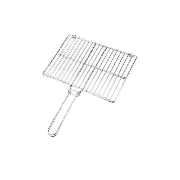 Flat Braai Grill Grate Stainless Steel Safe Food Holding for Outdoor Grilling Camping Cooking Size S