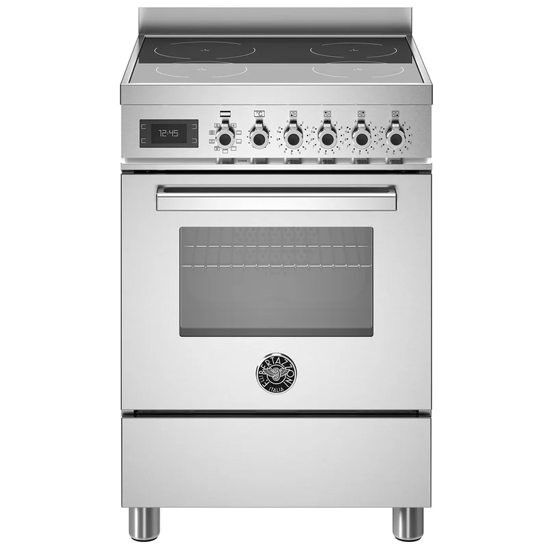 Bertazzoni PRO64I1EXT Professional induktionsspis med singelugn, 60 cm, rostfritt stål | Vitvaror > Induktionshällar > Induktionsspis | Bagaren och 