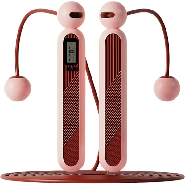 Smart Jump Rope with Counter, Adjustable Cordless Jump Rope, Jump Rope with Steel Ball Bearings