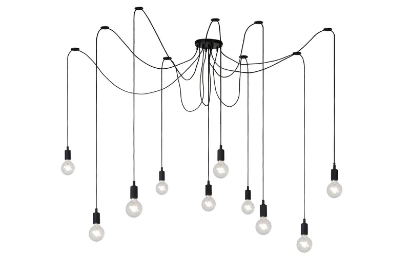 Lucide Fix multi 10 lys takpendel - Svart - Svart