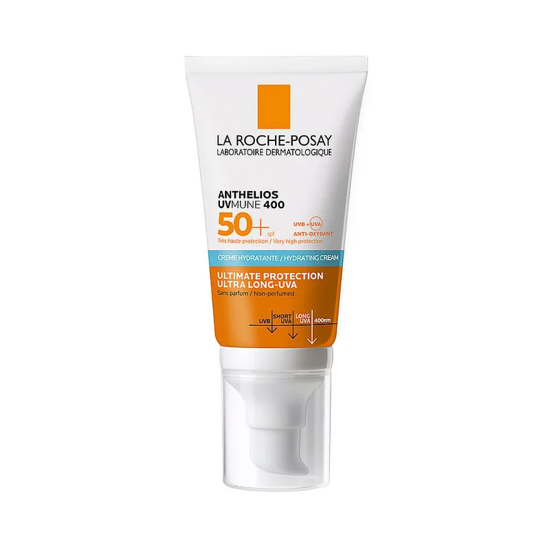 La Roche-Posay Anthelios UVMune Hydrating Creme SPF 50+ 50 ml, Hudpleje, Solcreme, Solcreme Til Ansigtet