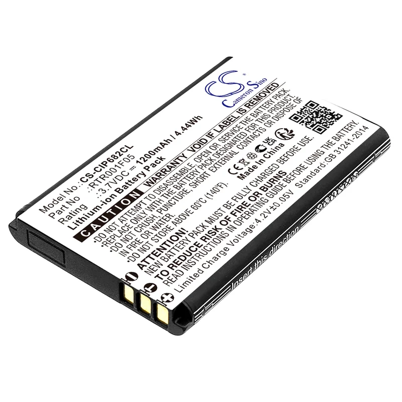 Batteri til trådløs telefon for Cisco IP DECT 6800, IP DECT 6825, CP6825-3PC-K9
