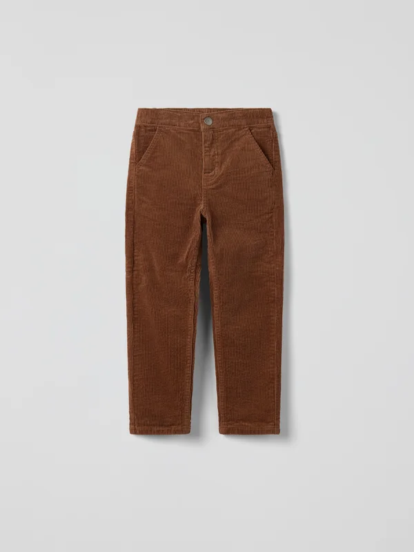 Polarn O. Pyret - Corduroy trousers - 86 - Childrenswear - brown