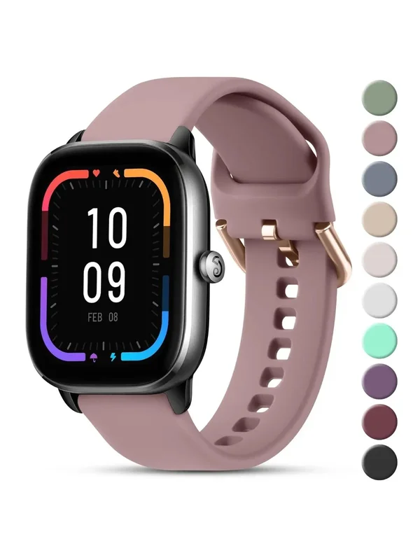 AliExpress - 20 mm weiches Silikonband für Huami Amazfit GTS 4/2 Mini GTS 3 2e Armband für Amazfit Bip 3/Bip U Pro/Bip Lite/Bip S lite